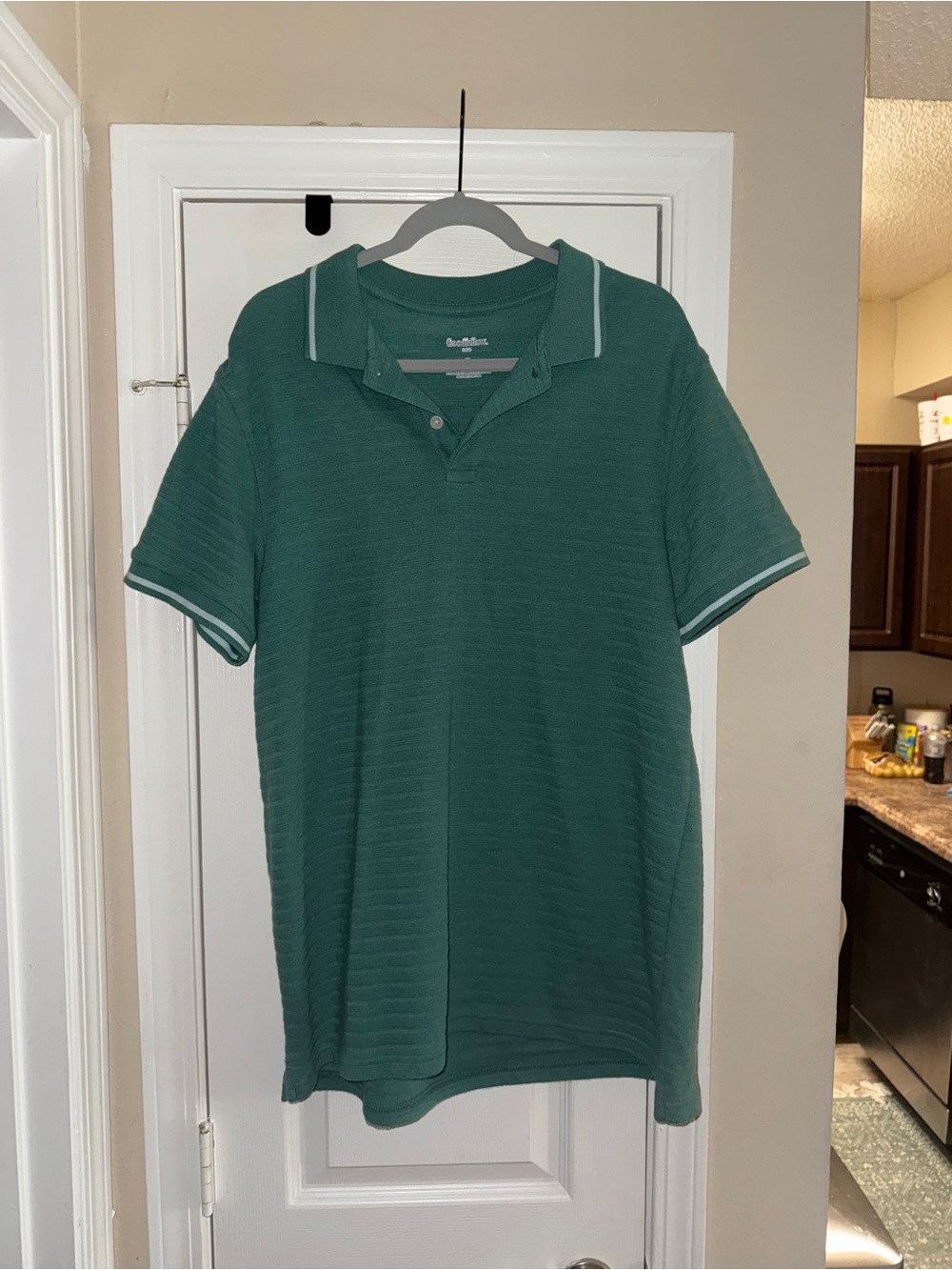 Green Short-Sleeve Polo Shirt